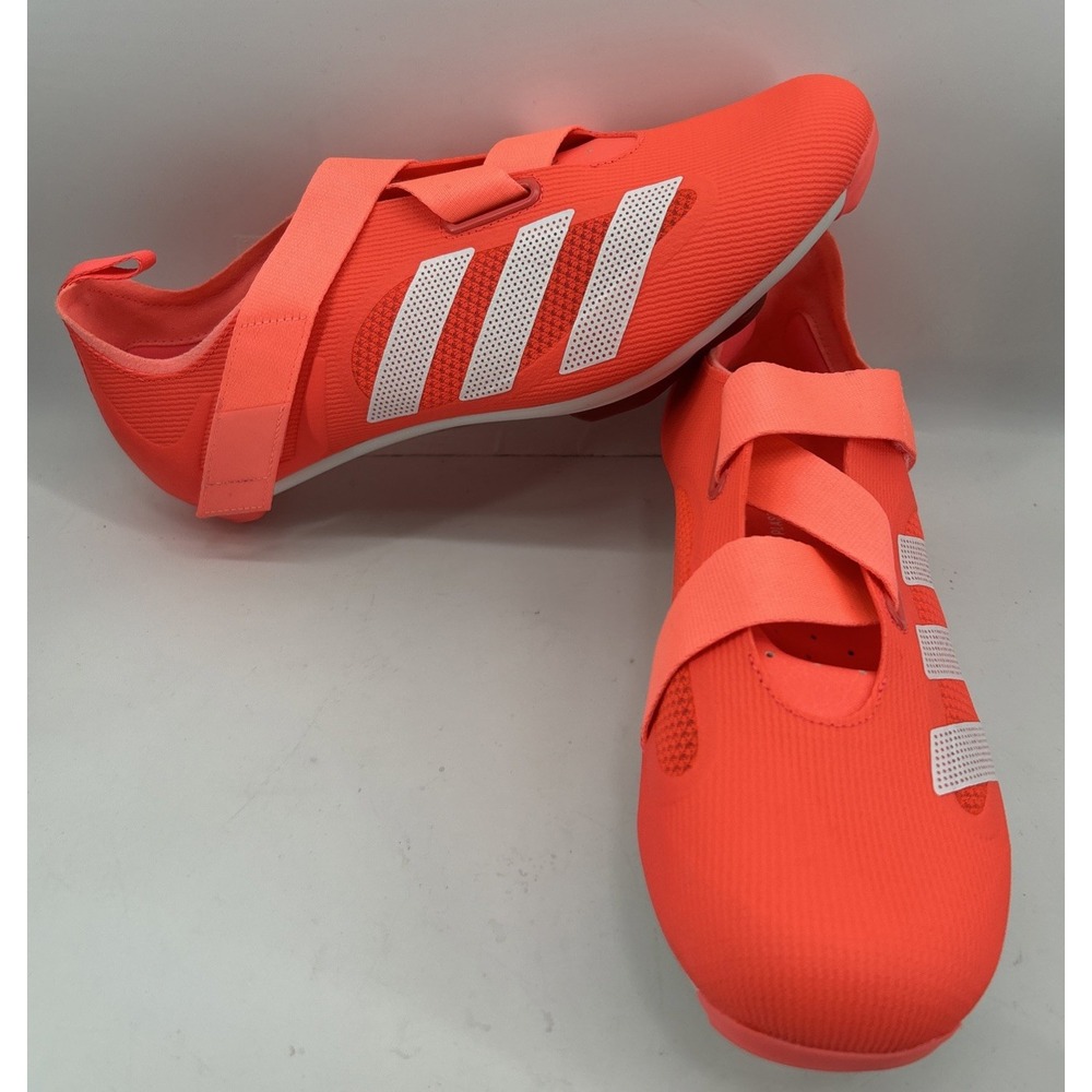 Adidas Indoor‎ Cycling Shoes GZ6343 Red With White Stripes Men's Size 9.5